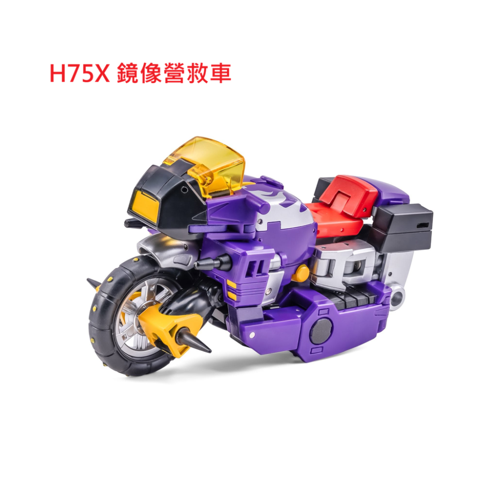【台灣現貨】NEWAGE 垃圾星人 鏡像 營救車 殘渣 垃圾場 小比例 H75X NA 第三方 變形玩具-細節圖3