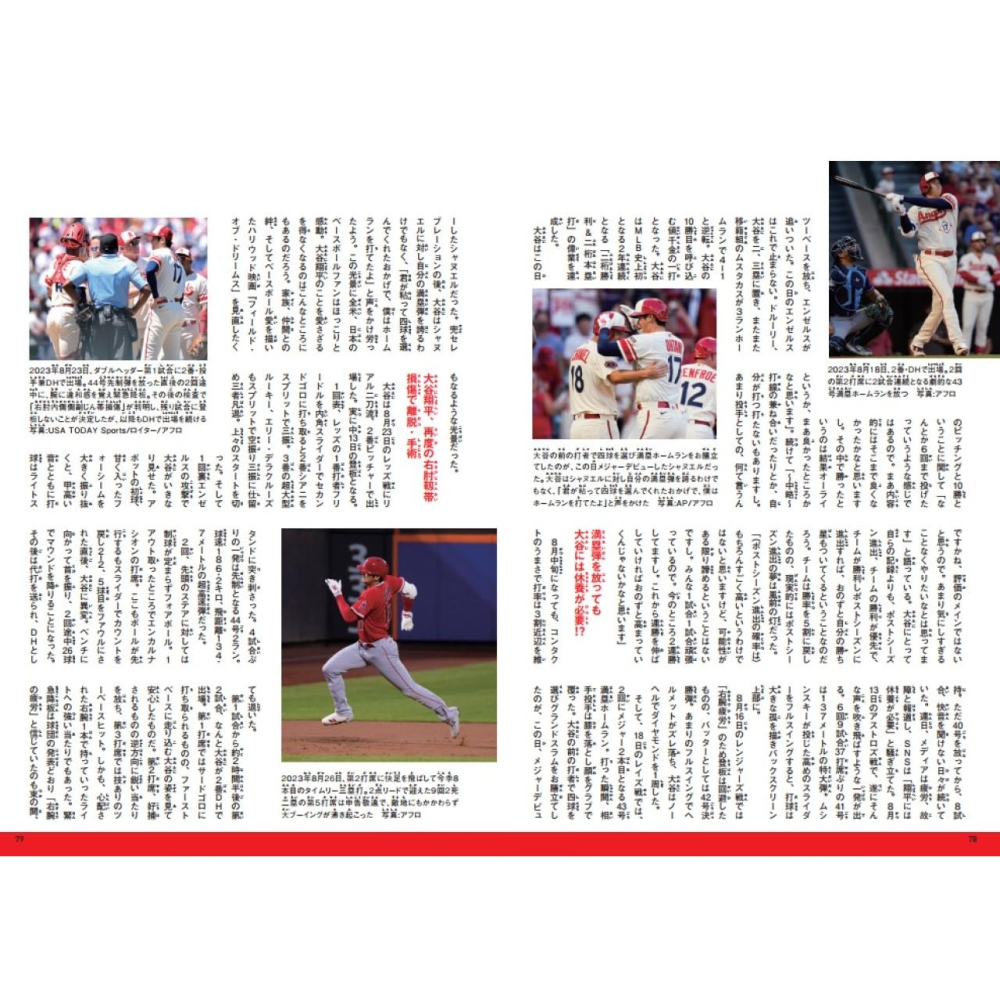 現貨⚾🧢祝MVP‧全壘打王紀念大谷翔平 ベースボールヒーローBOOK　9784299049964-細節圖6