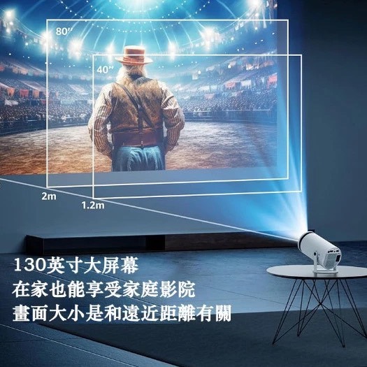 【現貨】投影機 迷你投影機 砲筒投影機-細節圖4