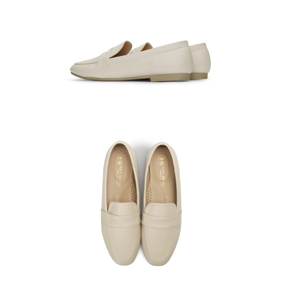 【富發牌】1BE79 通勤簡約休閒樂福鞋-杏/25【采靚鞋包精品】-細節圖4