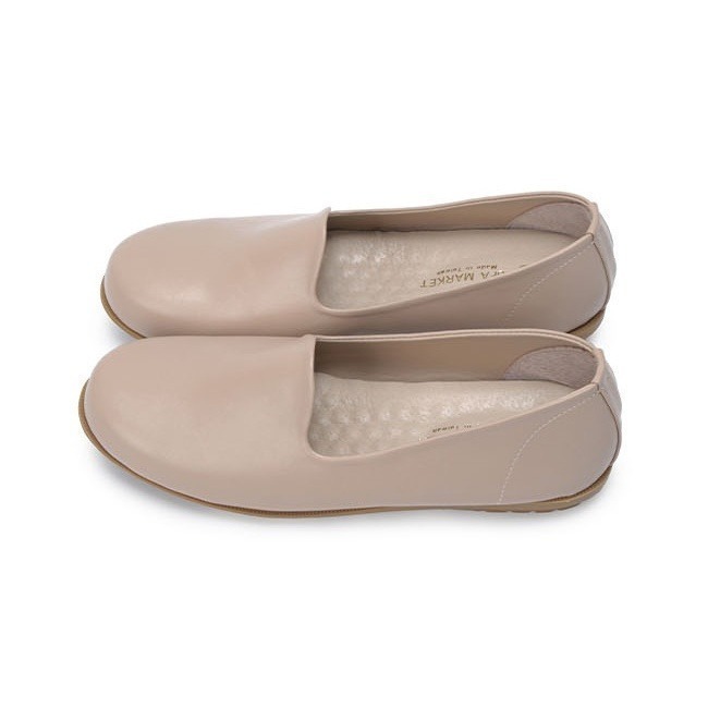 【富發牌】1DA64N 素面甜美風格莫卡辛休閒鞋 豆豆鞋-白/灰/奶茶/粉 _采靚鞋包精品-細節圖6