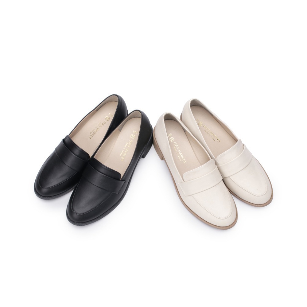 現貨特惠【富發牌】1BE108 簡約氣質低跟樂福鞋 黑/25.5 低跟鞋 女鞋  通勤鞋 低跟包鞋  粗跟樂福鞋 上班鞋-細節圖2