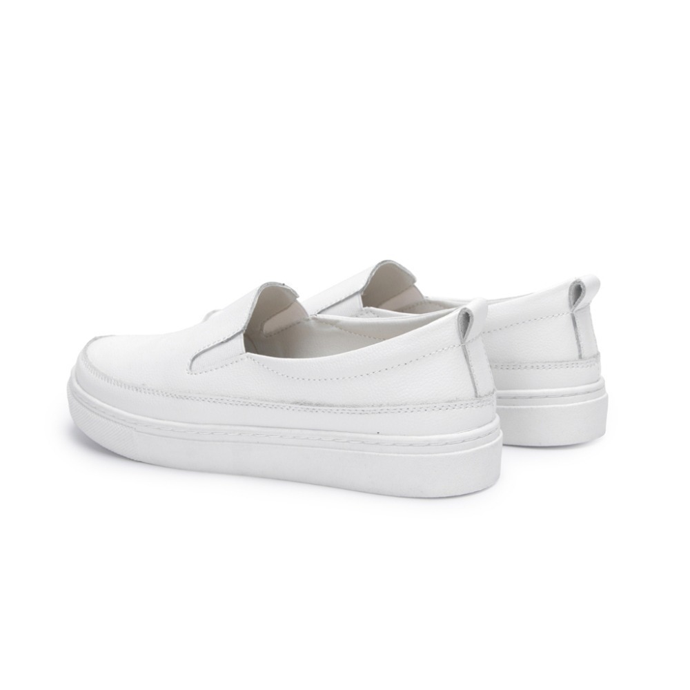 限量搶購【富發牌】 8055L 真皮鹽系百搭懶人鞋 平底鞋 休閒鞋 上班鞋 厚底懶人鞋 外出鞋 通勤鞋 素面懶人鞋-細節圖7