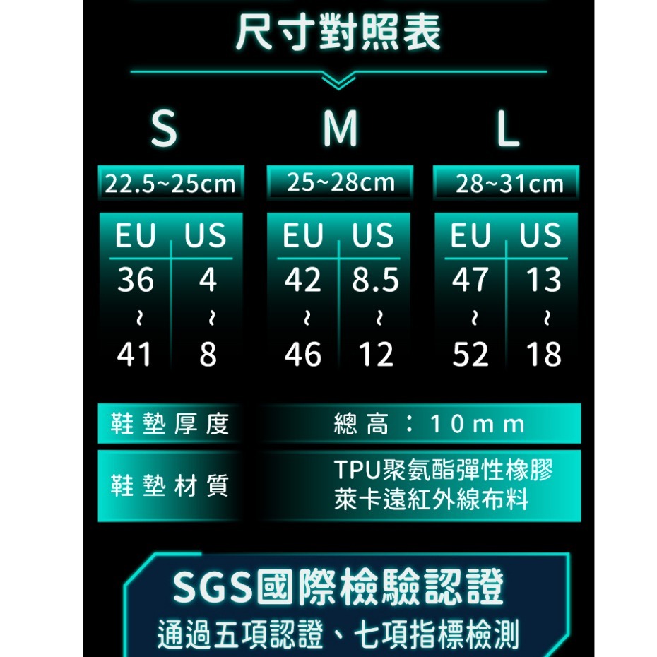 足弓運動鞋墊(黑色.女款) FC-111減壓鞋墊  按摩鞋墊_采靚鞋包精品-細節圖5