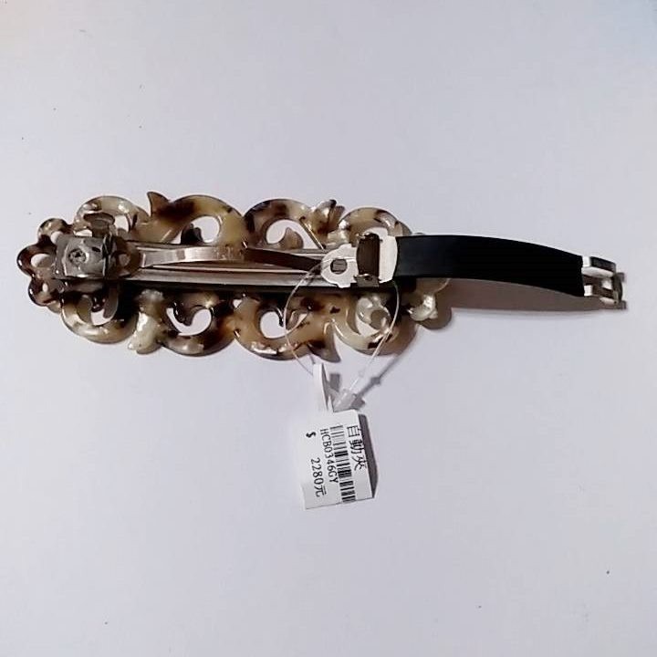 【采靚】1折出清-優質彈簧夾 髮夾 髮飾/專櫃級-自動夾-FC-346GY-細節圖5