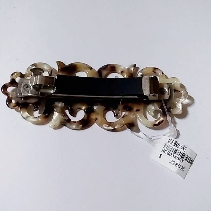 【采靚】1折出清-優質彈簧夾 髮夾 髮飾/專櫃級-自動夾-FC-346GY-細節圖6