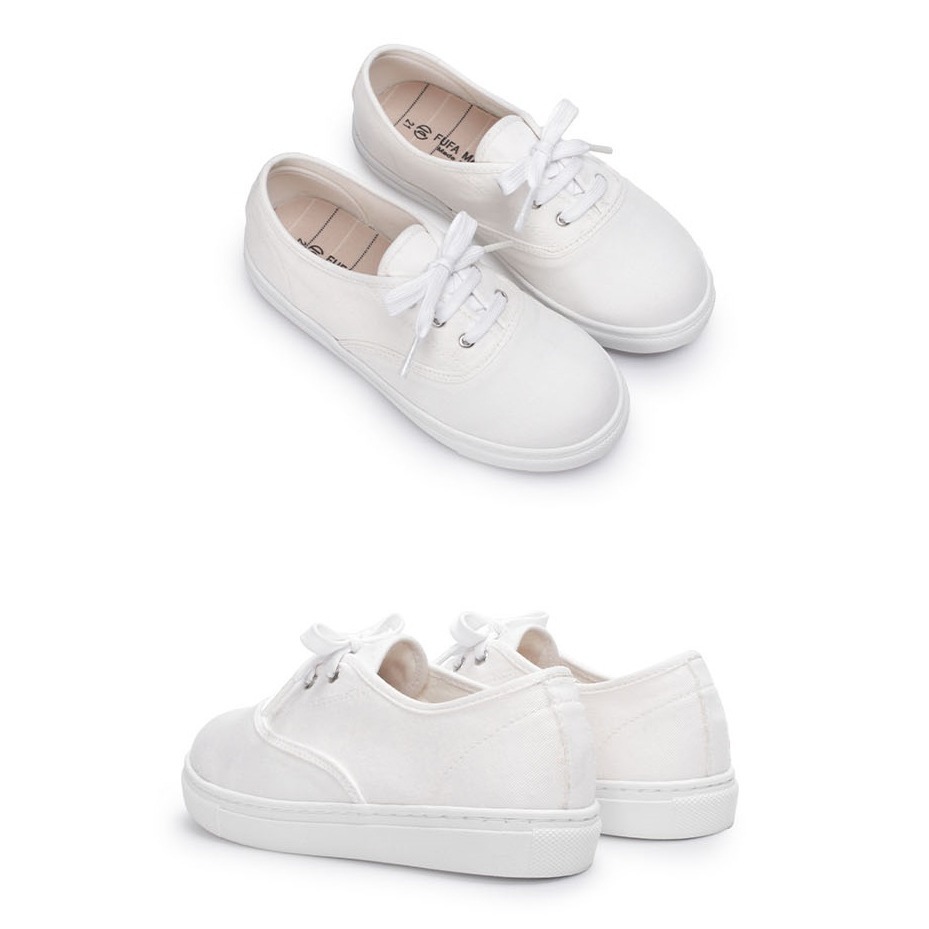 限時特惠【富發牌】33CX25 素色拼接兒童休閒鞋-白/芥黃/藍 【采靚鞋包精品】-細節圖4