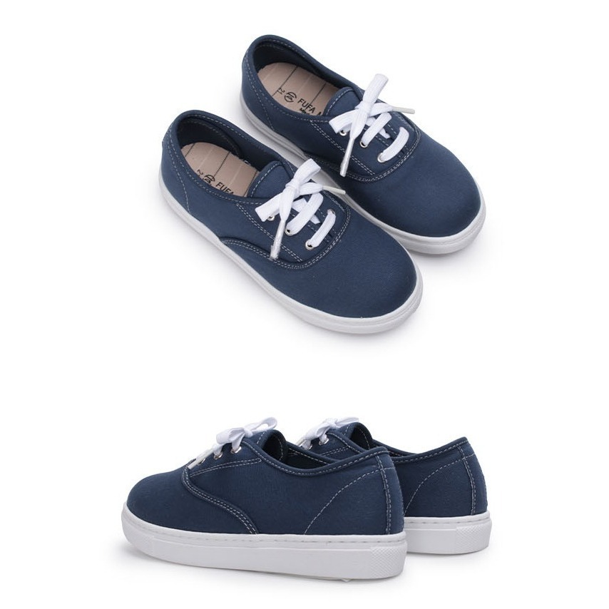 限時特惠【富發牌】33CX25 素色拼接兒童休閒鞋-白/芥黃/藍 【采靚鞋包精品】-細節圖6