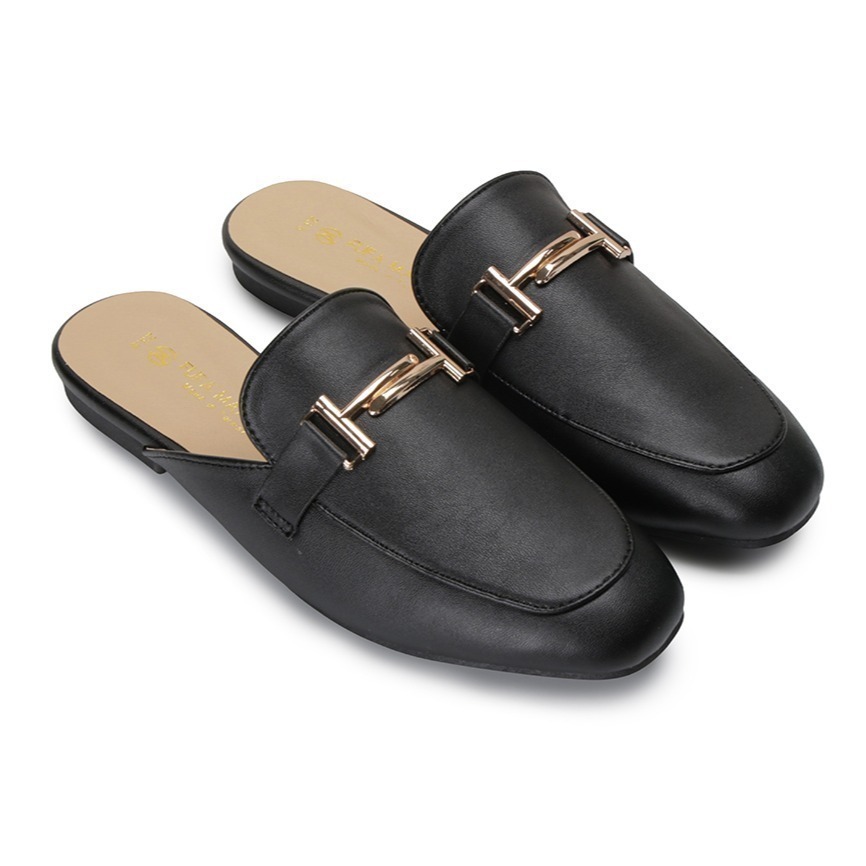 【富發牌】1PE78 都會優雅印象穆勒鞋-黑/杏  (版型偏小)_采靚鞋包精品-細節圖3