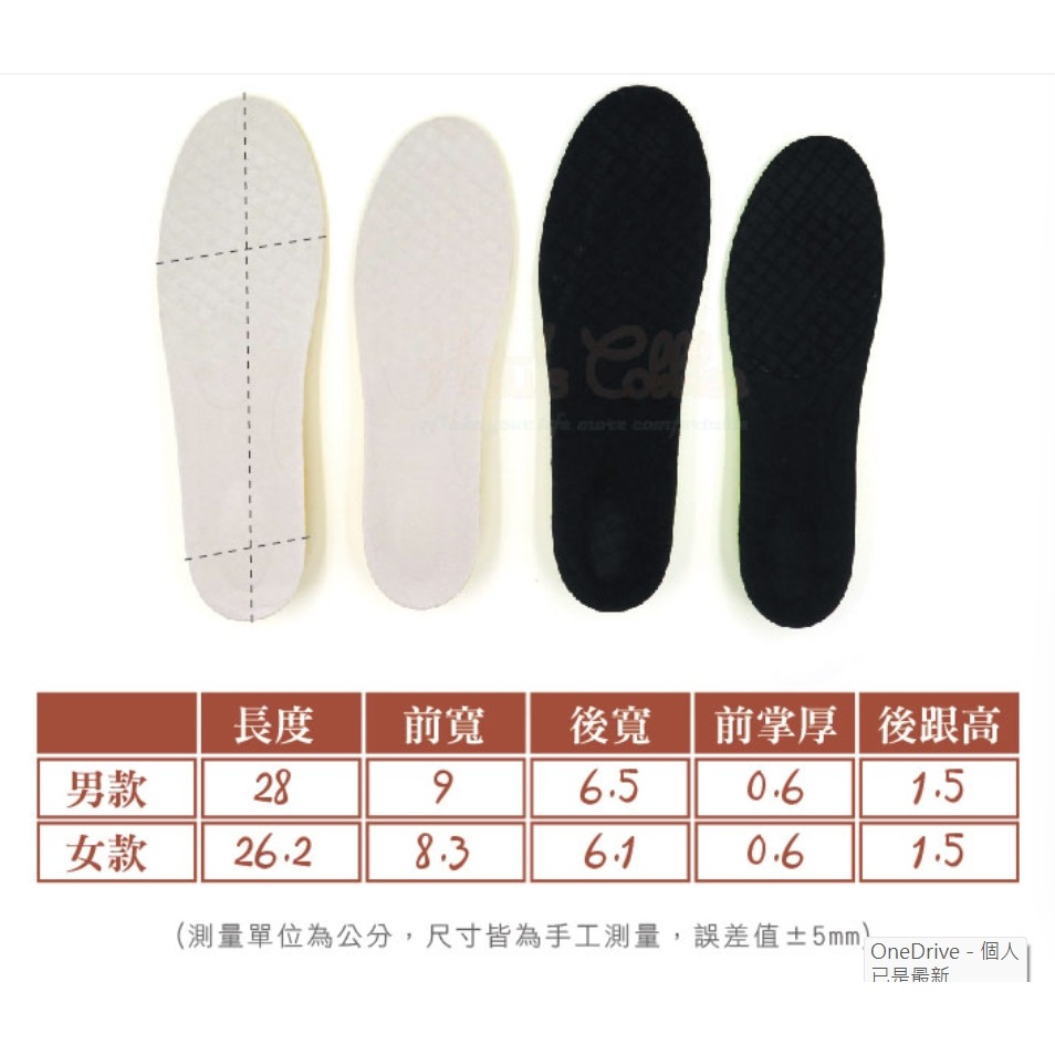 彈性 EVA1.5cm 增高墊 B37 【采靚鞋包精品】-細節圖2