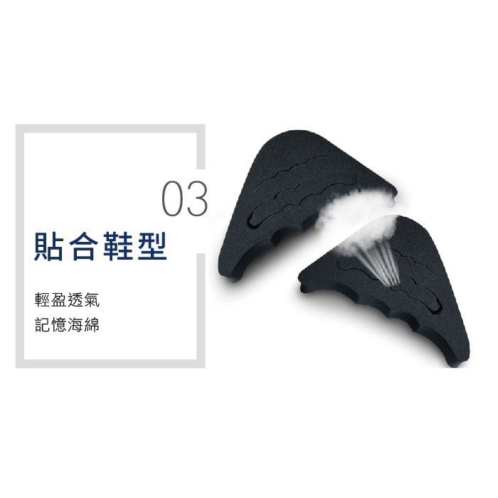 G15 可調整泡棉鞋頭塞 鏤空 舒適透氣 柔軟耐磨 減碼塞 鞋頭塞 舒適 透氣 【采靚鞋包精品】-細節圖5