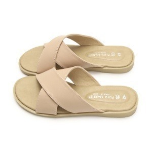 【富發牌】1PL195 清晨交叉微光拖鞋-黑/粉/黃/綠/白-細節圖6