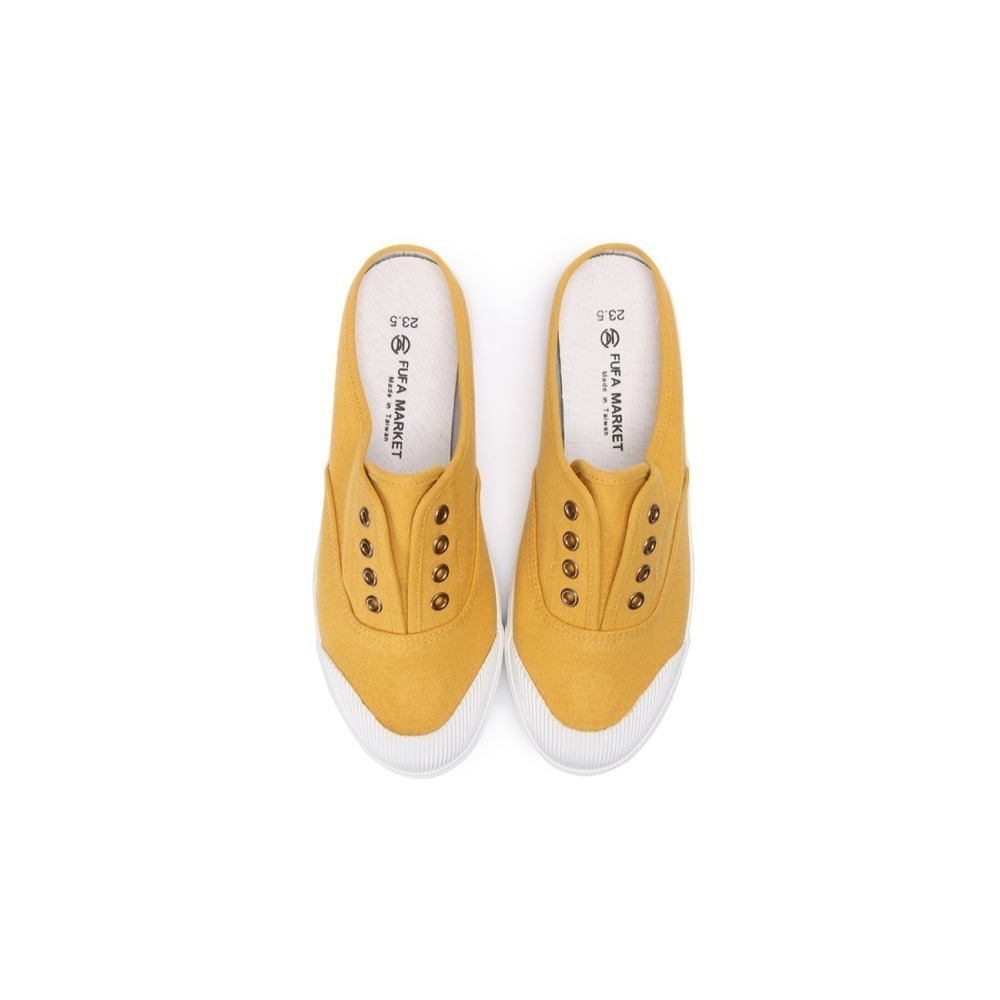 【富發牌】1A68 貝殼頭踩腳休閒鞋-米/水藍/綠/黃 【采靚鞋包精品】-細節圖3