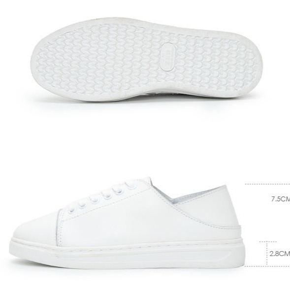 限時特惠8035L  MIT真皮日常休閒鞋 可後踩 兩穿式 全白休閒鞋 全黑休閒鞋 女鞋 平底鞋 _采靚鞋包精品-細節圖6