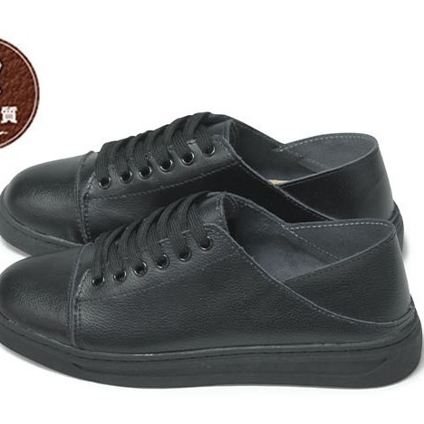 限時特惠8035L  MIT真皮日常休閒鞋 可後踩 兩穿式 全白休閒鞋 全黑休閒鞋 女鞋 平底鞋 _采靚鞋包精品-細節圖2