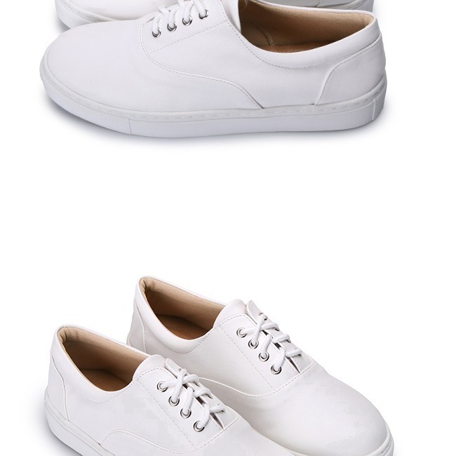 【富發牌】1BE59 文藝小清新綁帶小白鞋-黑/白【采靚鞋包精品】-細節圖4