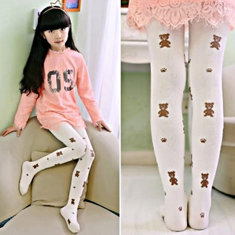 【采靚】超可愛兒童小熊保暖褲襪-FC-075-細節圖4