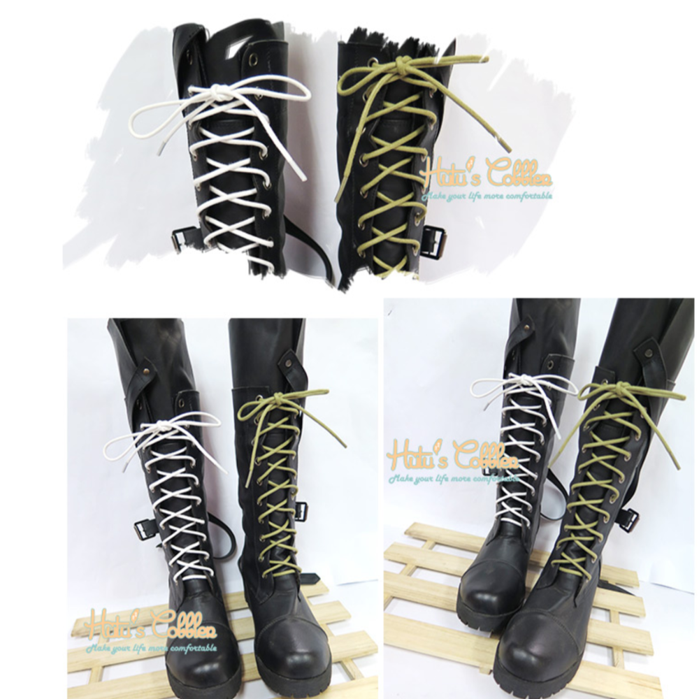 長靴鞋帶_G78 長約170~180cm粗圓登山鞋帶 上蠟處理 直徑2.1mm~2.8mm【采靚鞋包精品】-細節圖2