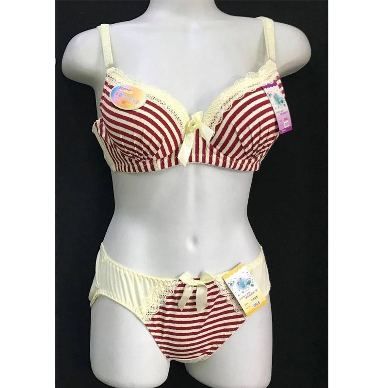 【采靚】美麗心情俏麗 鋼圈內衣-神秘紅 【蕾絲內衣 / 小褲】3202B-細節圖2