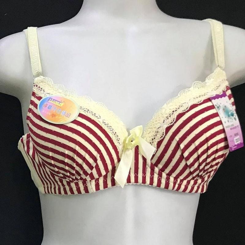 【采靚】美麗心情俏麗 鋼圈內衣-神秘紅 【蕾絲內衣 / 小褲】3202B-細節圖3