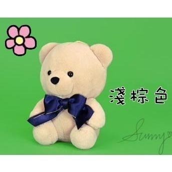 正版授權 絨毛圈 - 坐熊 可愛 娃娃 玩偶 手掌熊 熊熊 小熊【采靚】887972-細節圖5