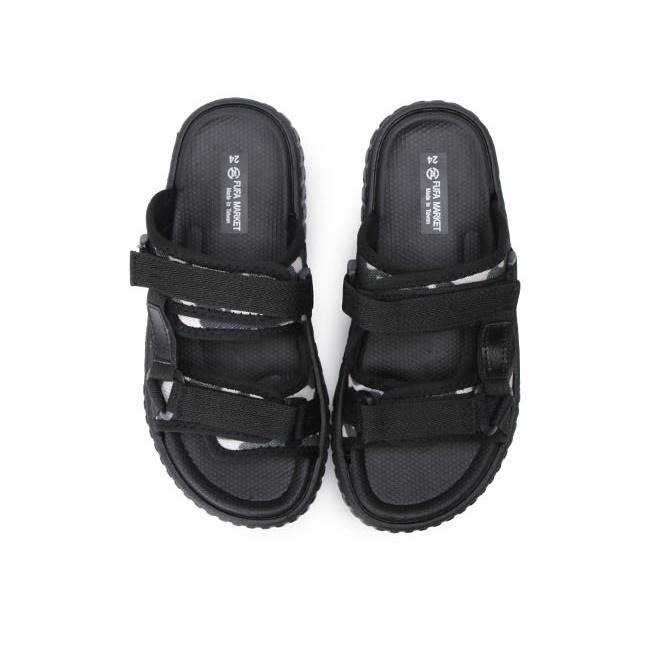 富發牌 2PL206 雙扣帶運動風拖鞋  男拖鞋 厚底拖鞋 室外拖鞋 海灘拖鞋 魔鬼氈拖鞋 情侶拖鞋-細節圖2