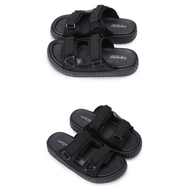 富發牌 2PL206 雙扣帶運動風拖鞋  男拖鞋 厚底拖鞋 室外拖鞋 海灘拖鞋 魔鬼氈拖鞋 情侶拖鞋-細節圖6