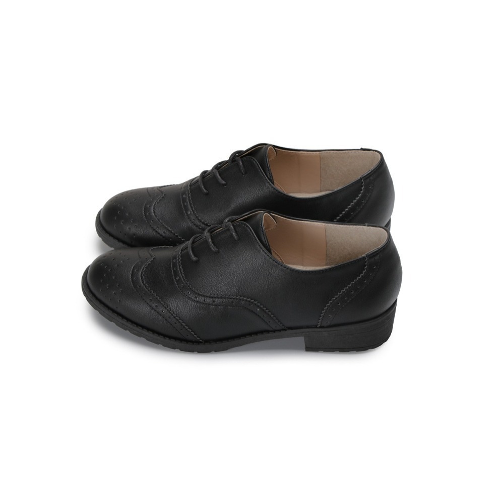 【富發牌】FE77 牛津百搭質感低跟鞋 米白/黑/杏(版型偏小)_富發牌_台灣製_采靚鞋包精品-細節圖6