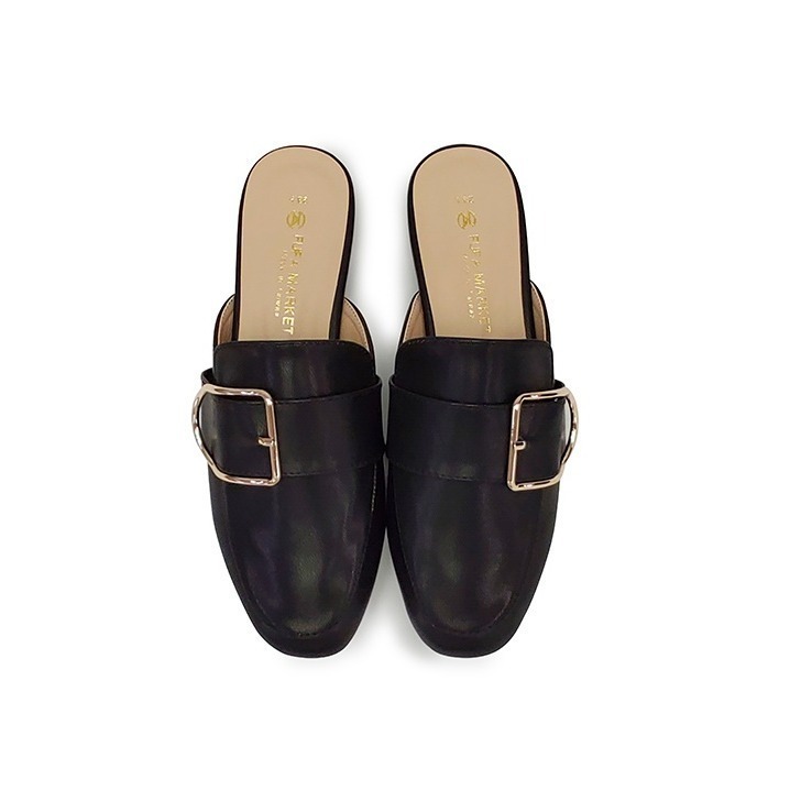 【富發牌】1PE82_巴黎鐵塔女孩穆勒鞋【采靚鞋包精品】-細節圖6