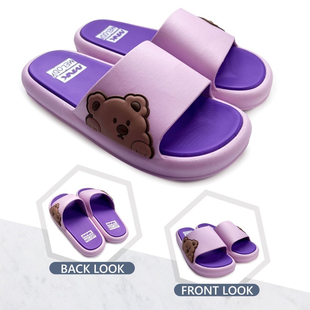 女拖鞋 個性小熊麻糬感室內拖鞋(版型偏小) 超軟Q 內層氣墊 麻糬感 CD-7174W_采靚鞋包精品-細節圖3