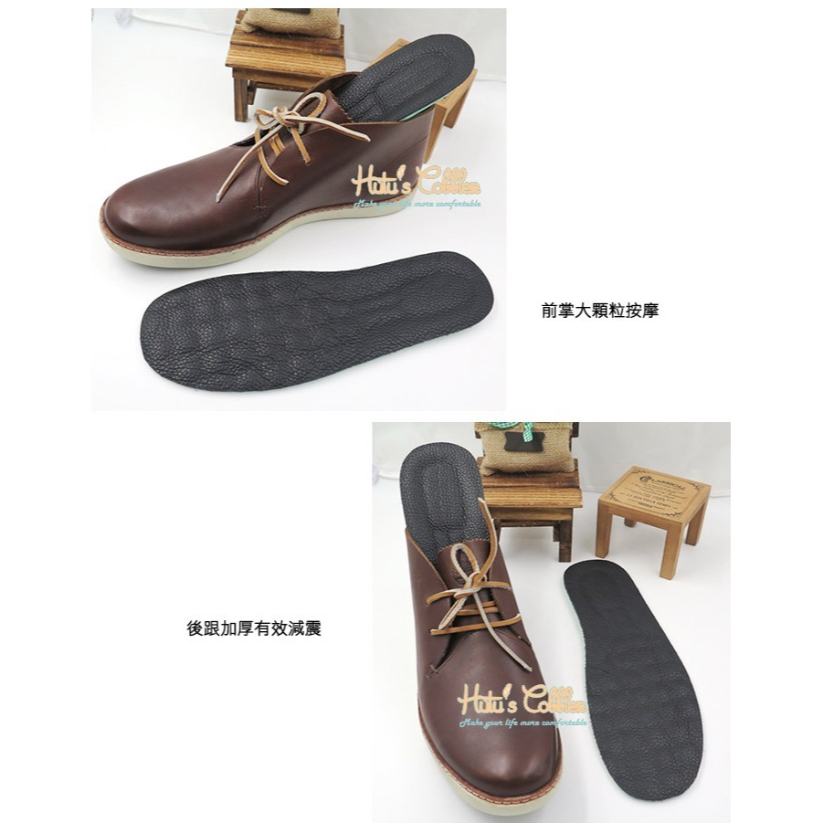 減震鞋墊_C98 台灣製造 8mm加成牛皮鞋墊 牛皮 男用 大尺碼 有效減震【采靚鞋包精品】-細節圖4
