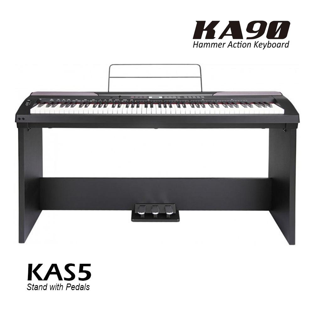 KAS5含踏板木質鍵盤架- 美國Kurzweil -電鋼琴、KA70、KA90、KA120專用-細節圖8
