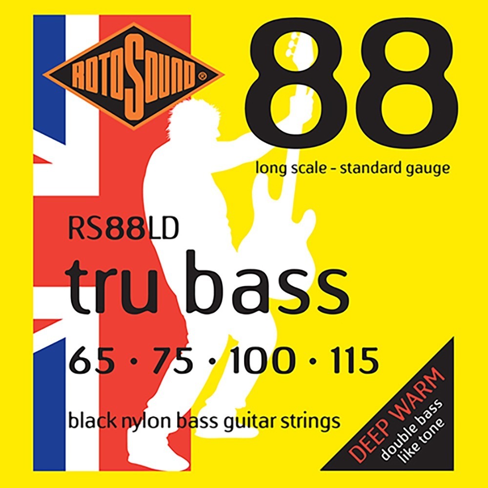 RS88LD、RS88EL 四弦黑尼龍包覆電貝斯弦 TRU BASS -英國ROTOSOUND-細節圖2