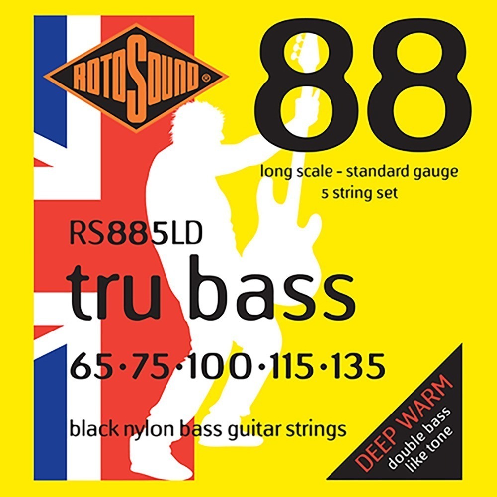 RS885LD -五弦黑尼龍包覆電貝斯弦TRU BASS -英國ROTOSOUND-細節圖2