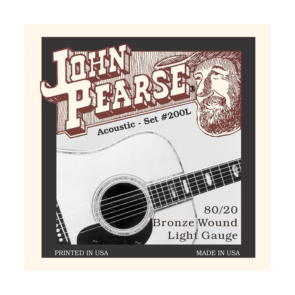 100XL、160SL、200L - 80-20民謠青銅吉他弦 - 美國 John Pearse-細節圖5