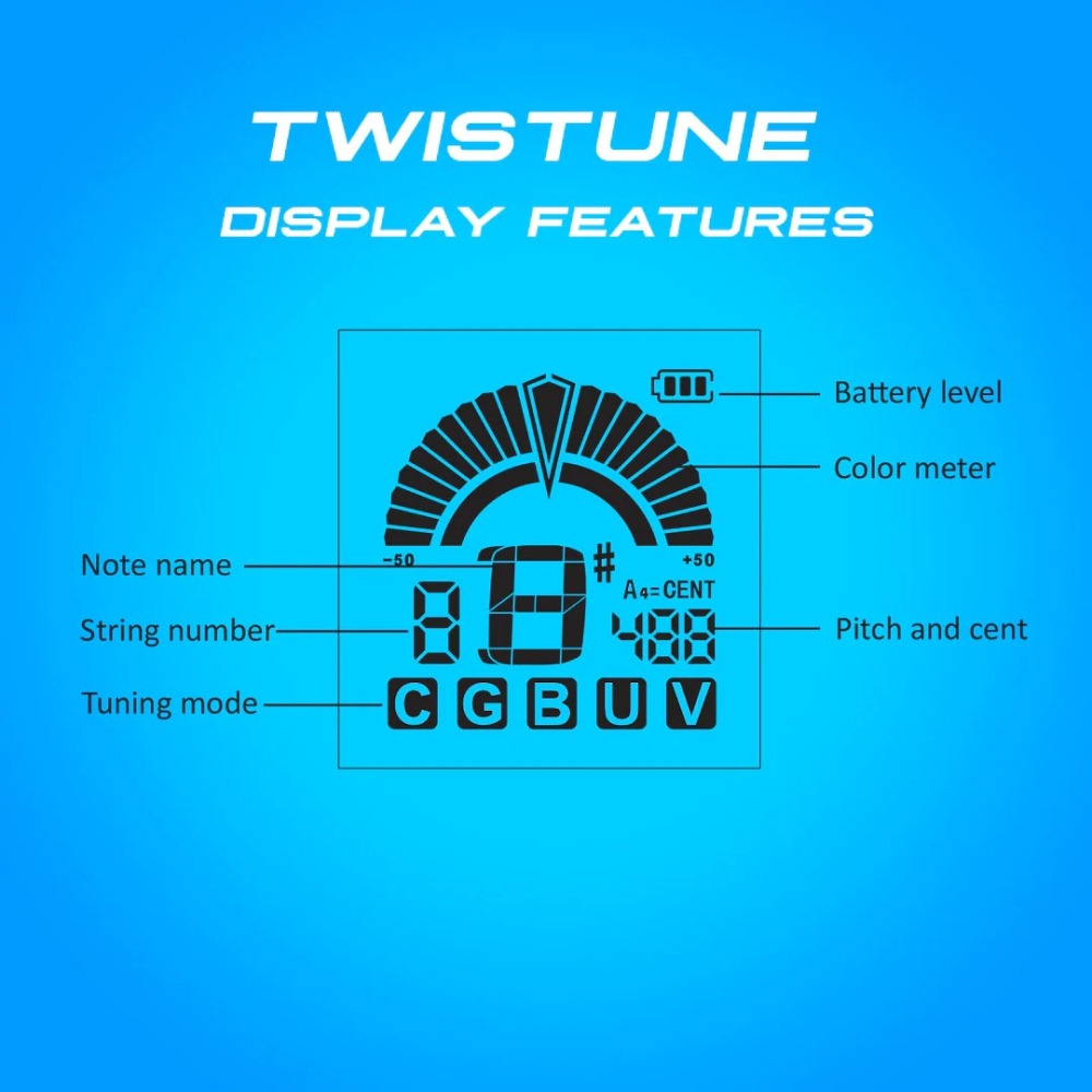 Twistune 夾式調音器-美國 GruvGear-細節圖5