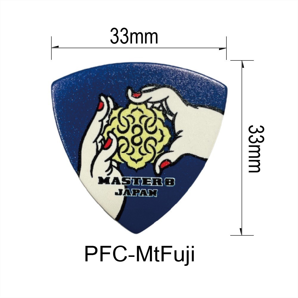 PFC-FUJI 、PFC-SAKURA -浮世繪吉他匹克PICK - 日本製 Master8-細節圖9