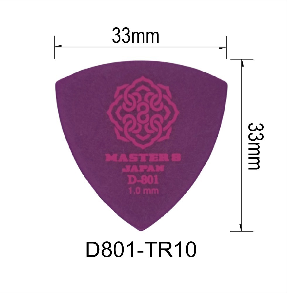 D801-TR三角形-吉他匹克PICK - 日本製 Master8-細節圖7