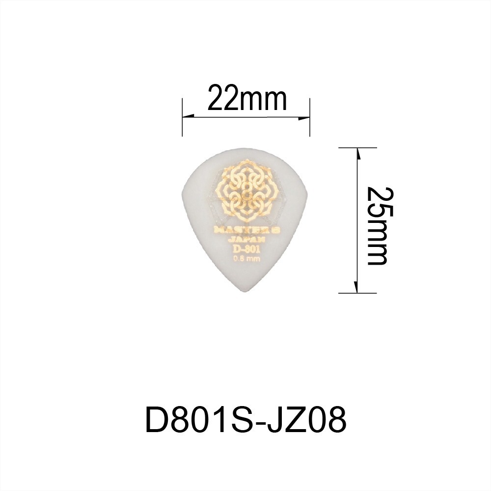 D801S-JAZZ磨砂防滑-吉他匹克PICK - 日本製 Master8-細節圖3