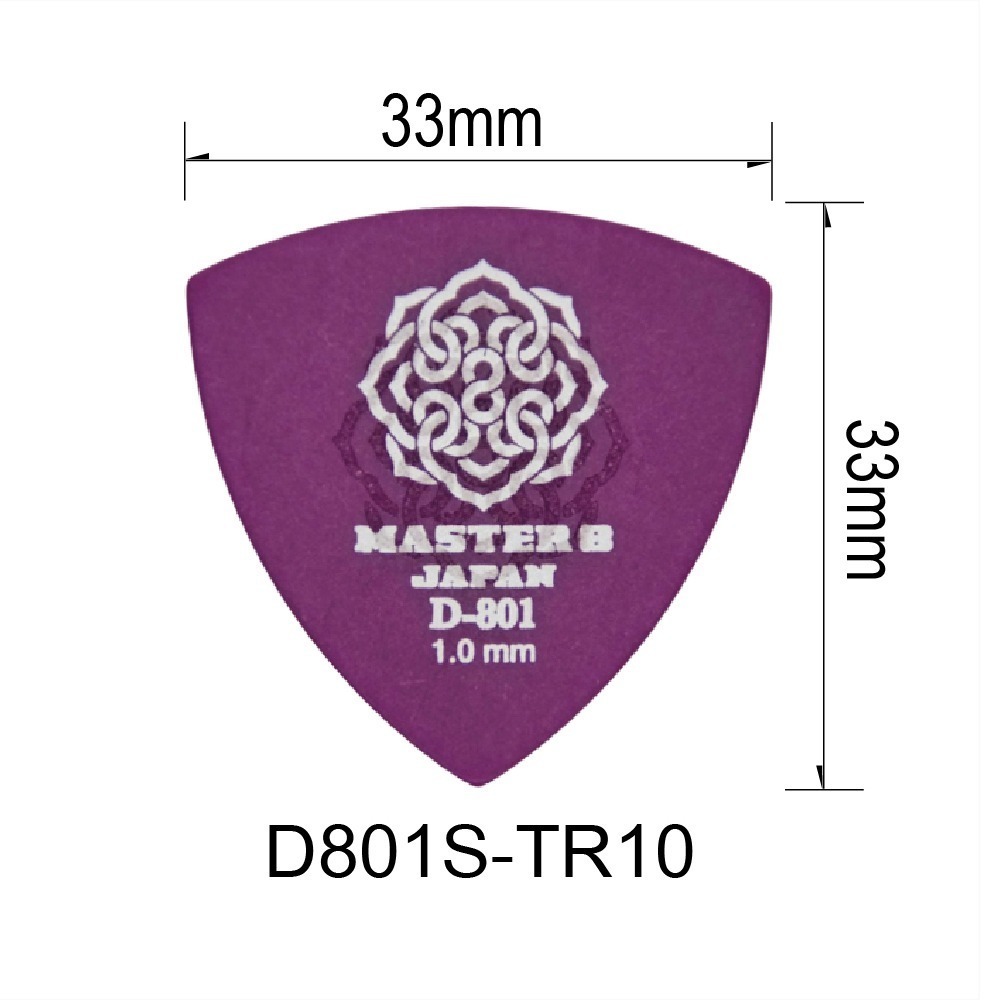 D801S-TR 三角型磨砂防滑-吉他匹克PICK - 日本製 Master8-細節圖7