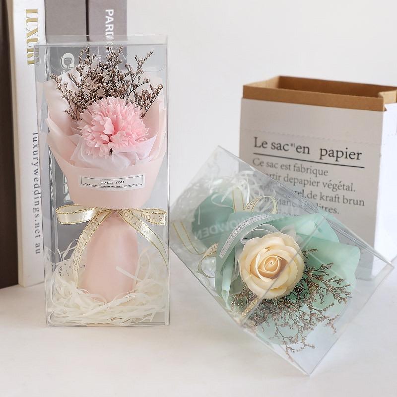 {快速出貨}玫瑰花-康乃馨禮盒 送禮 情人節 教師節 母親節 告白花束 乾燥花-細節圖2