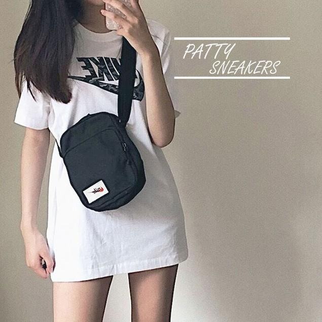 NIKE Heritage Smit 橘勾 小標  側背包 小包 側背 PS中壢-細節圖3