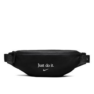 NIKE 腰包 斜背包 肩背包 刺繡 JUST DO IT LOGO BAG 黑色  BA5781-010【PS中壢】-細節圖7