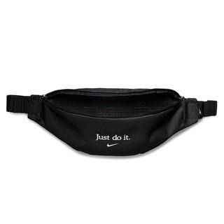 NIKE 腰包 斜背包 肩背包 刺繡 JUST DO IT LOGO BAG 黑色  BA5781-010【PS中壢】-細節圖9