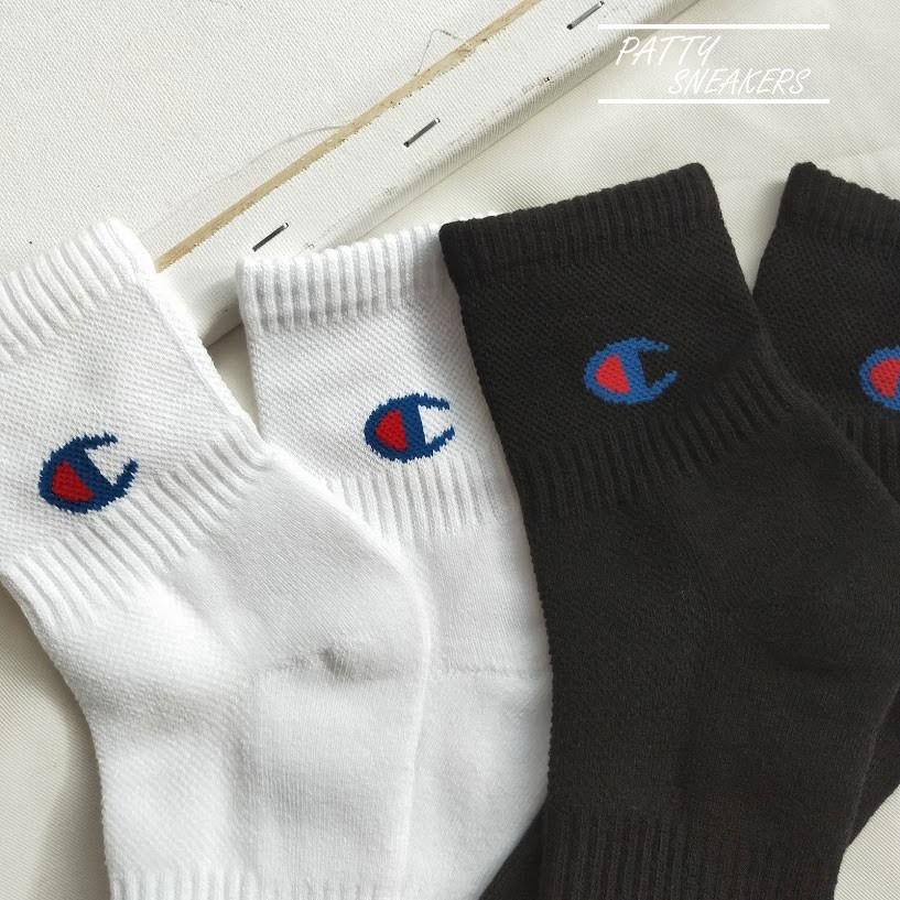 Champion Socks 中筒襪 長襪 襪子 運動長襪 黑白 ONESIZE 運動長襪 運動襪【PS中壢】-細節圖5