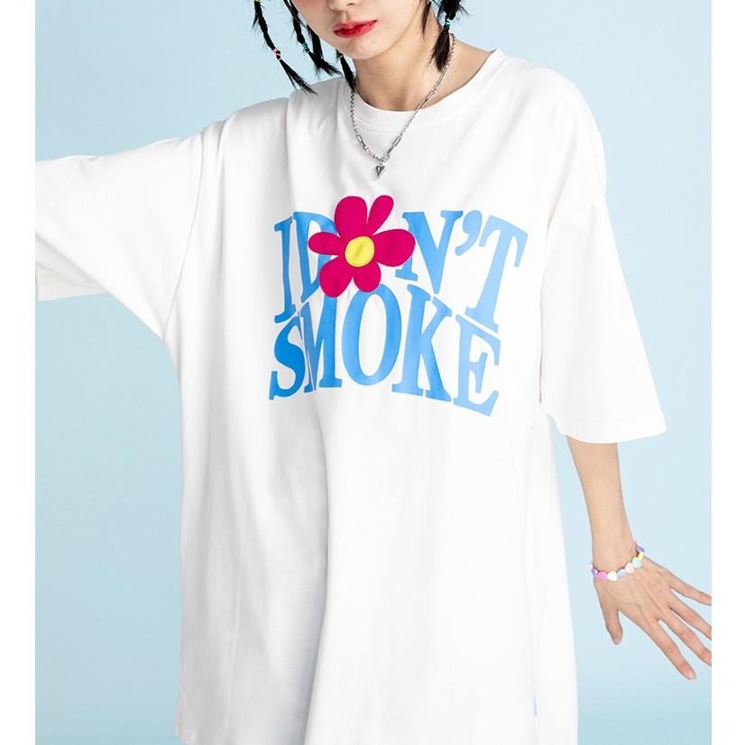 DONSMOKE LOGO 花卉 短袖 TEE 短T【PS中壢】-細節圖2
