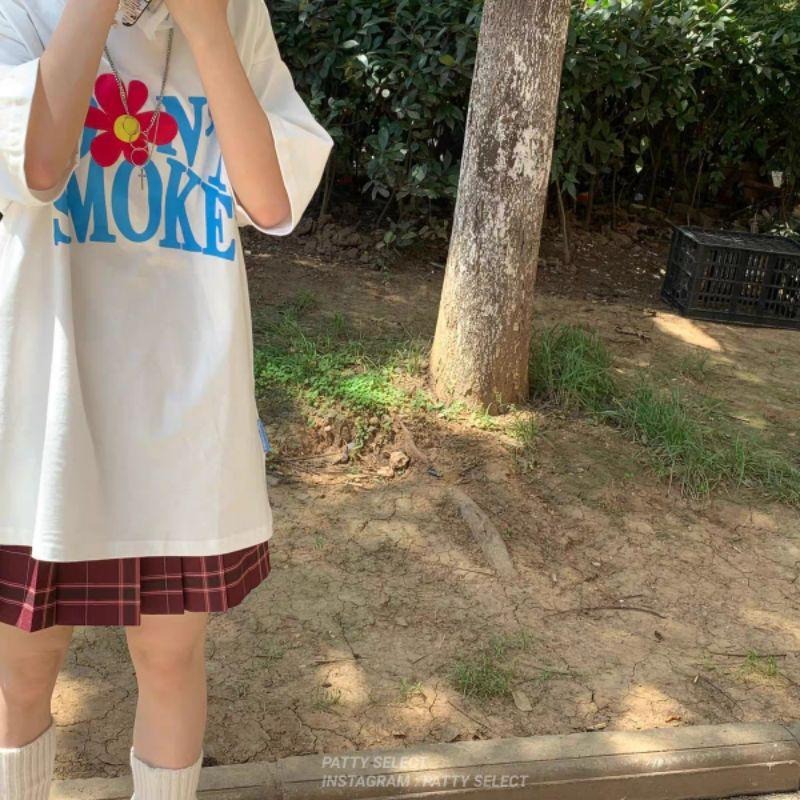 DONSMOKE LOGO 花卉 短袖 TEE 短T【PS中壢】-細節圖6