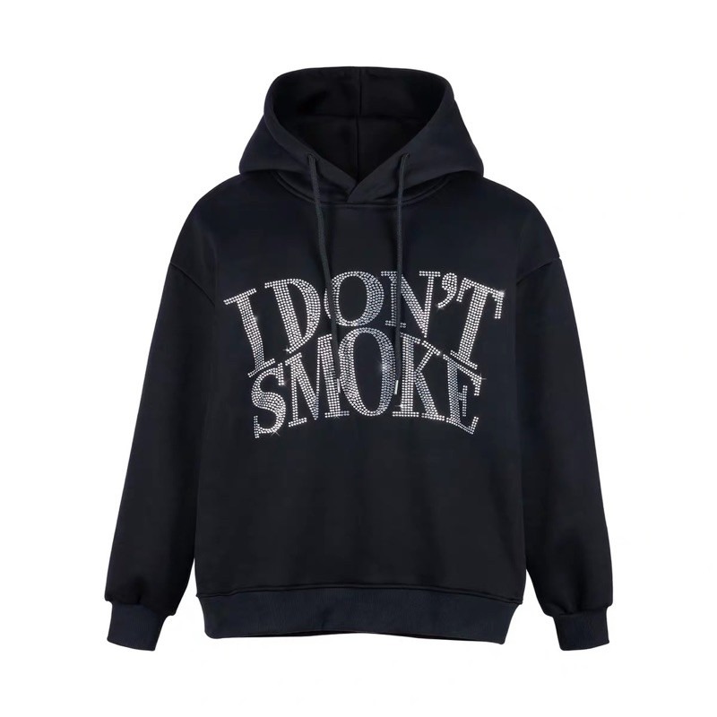 DONSMOKE 水鑽 帽T【PS中壢】-規格圖8