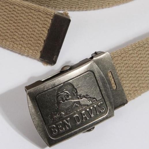 Ben Davis 帆布 皮帶 腰帶 經典 工裝 鋼印【PS中壢】-細節圖6
