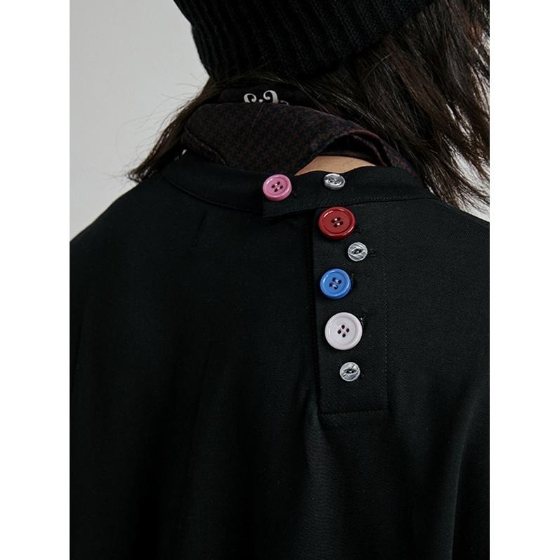 DONSMOKE I DON‘T SMOKE X Bluehumming 藍月 鈕扣 短袖 短T【PS中壢】-細節圖3